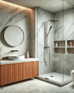 Ljusgrå Marmorliknande – 280x122cm - Image 3